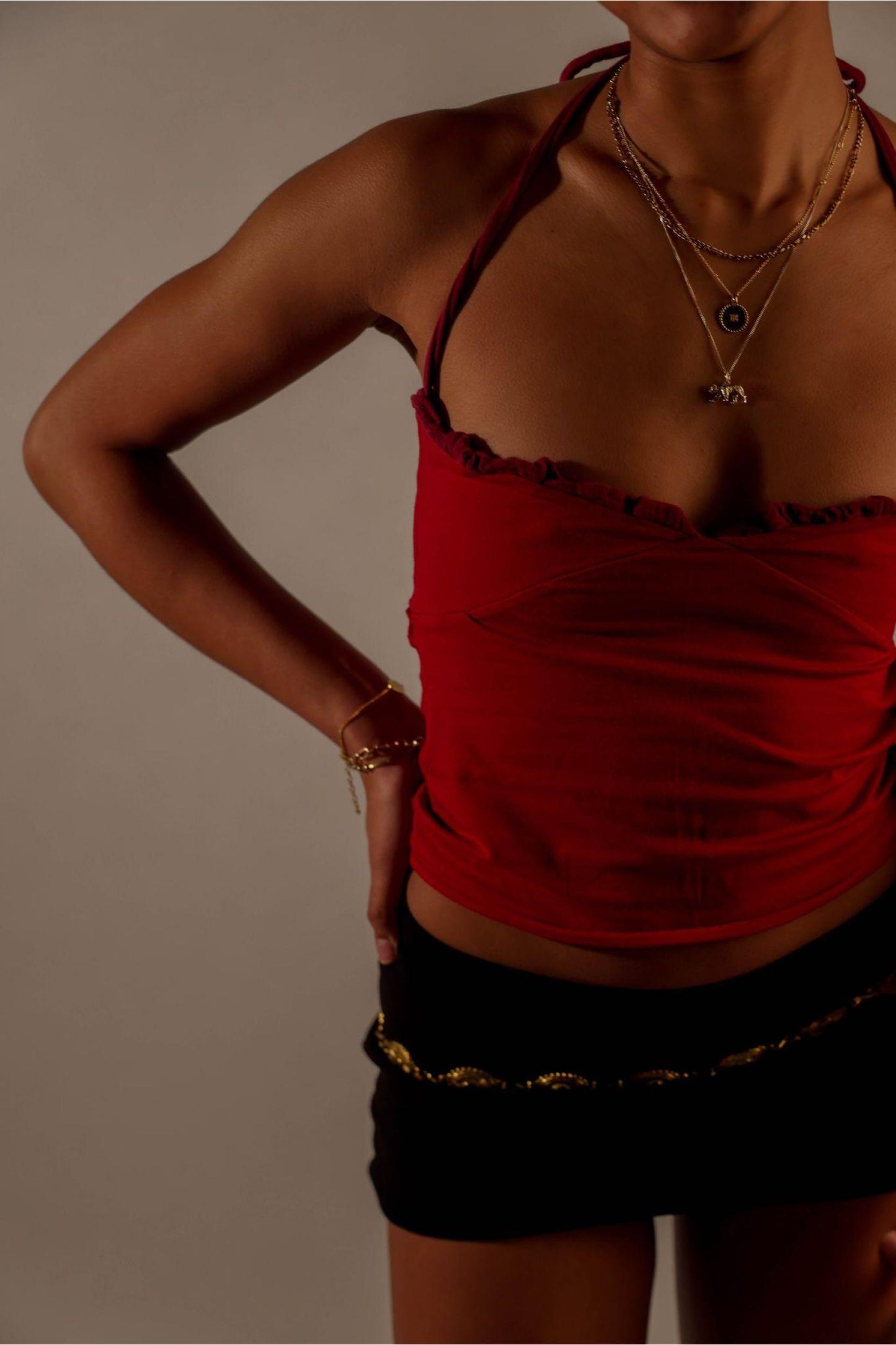 HALLIE TOP | Raspberry Crush