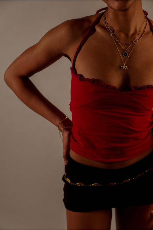 HALLIE TOP | Raspberry Crush